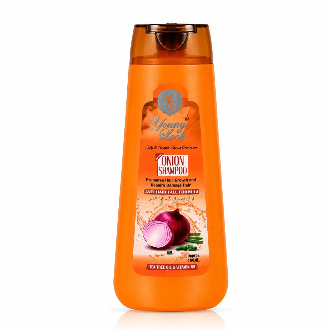 Young Look Onion Shampoo (Herbal Formula)(Pack of 2) 180Ml