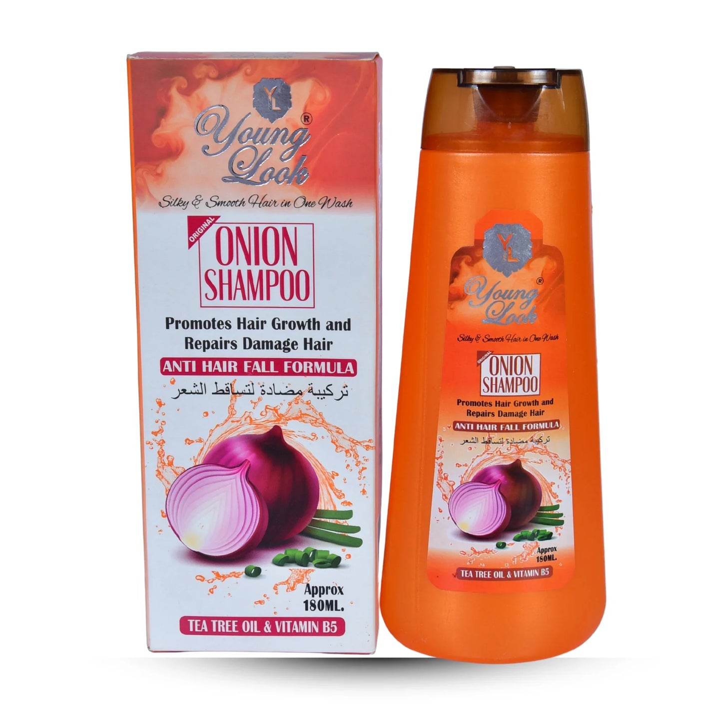 Young Look Onion Shampoo (Herbal Formula) 180Ml