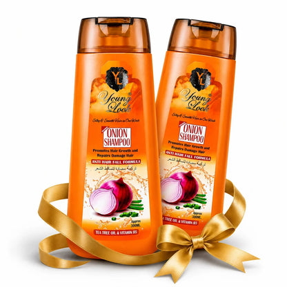 Young Look Onion Shampoo (Herbal Formula)(Pack Of 2) 300Ml