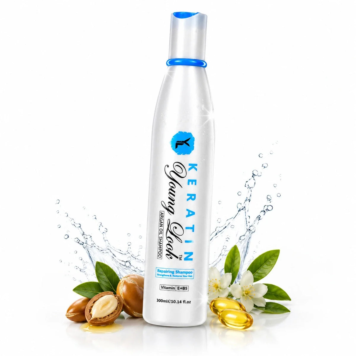 Young Look Keratin Shampoo – Strengthens, Restores, and Promotes Hair Growth 300ML