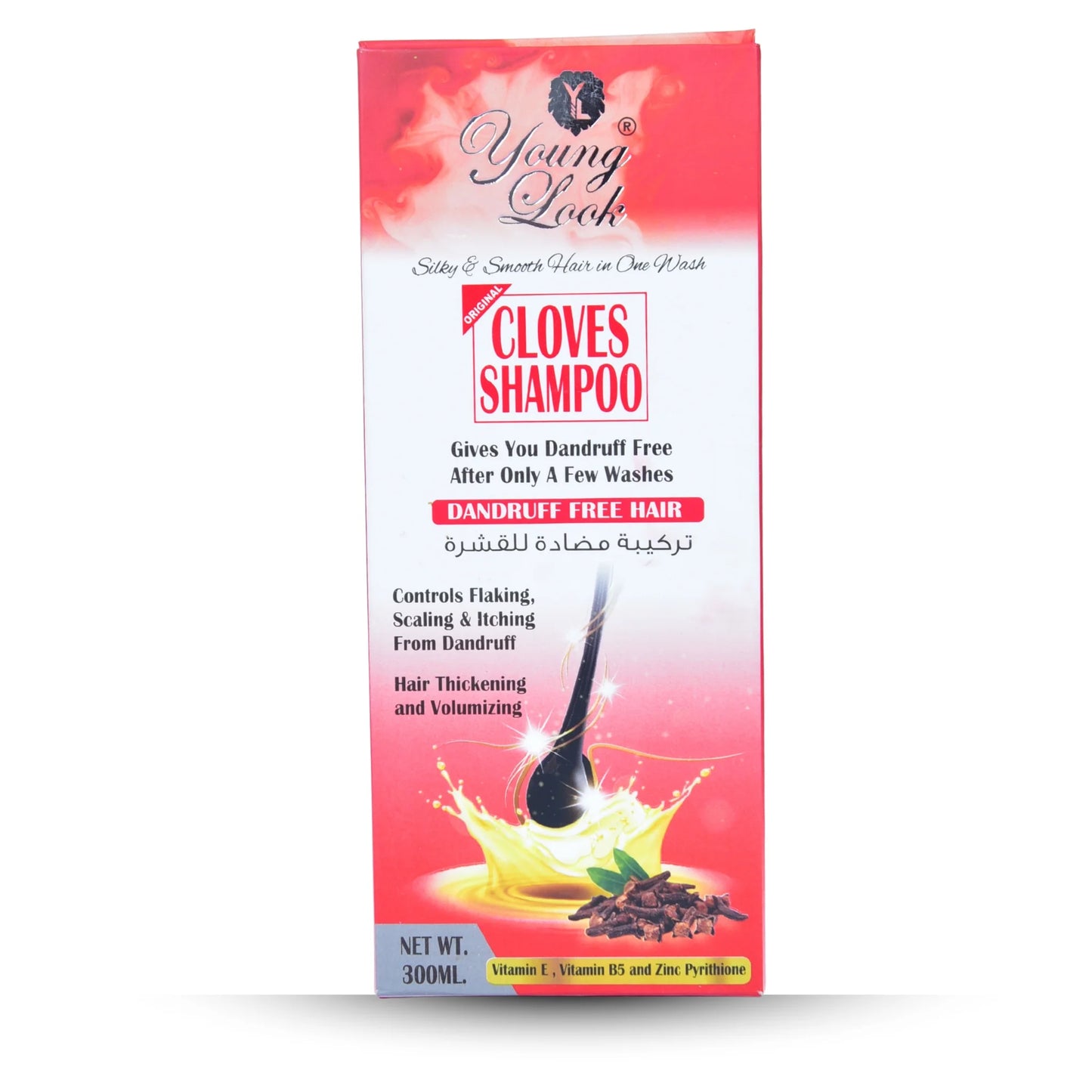 Young Look Clove Dandruff Shampoo 300ML(Pack of 2)