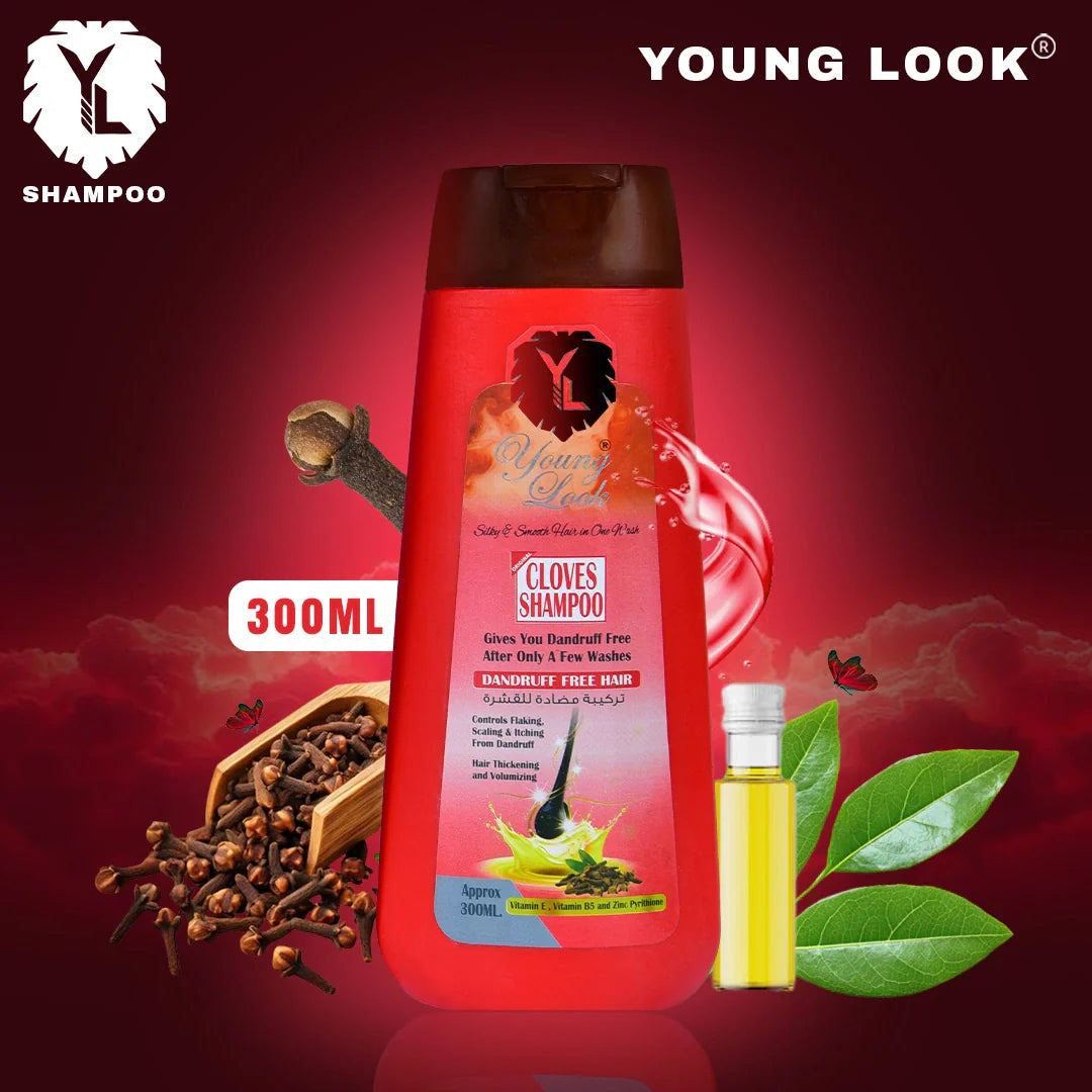 Young Look Clove Dandruff Shampoo 300ML