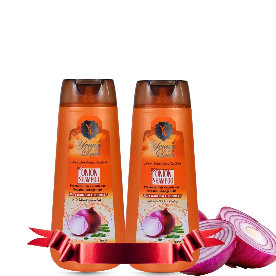 Young Look Onion Shampoo (Herbal Formula)(Pack Of 2) 300Ml