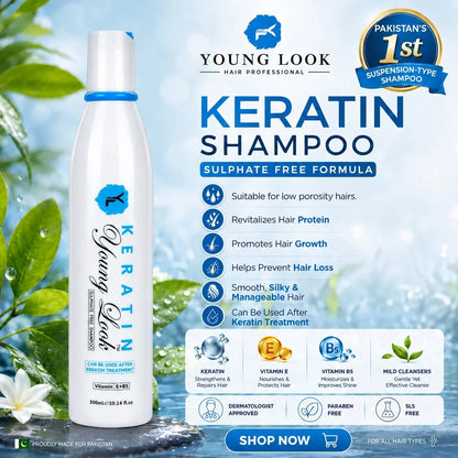 Young Look Keratin sulfate free shampoo in pakistan 300ML
